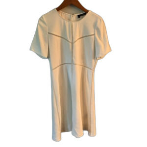 The Kooples Sophisticated White Mini Dress Size Medium